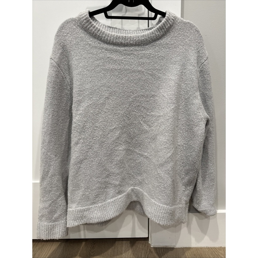 Oak + Fort‎ Sweatshirt Women's S Grey Wool Blend Pullover Long Sleeve Minimalist